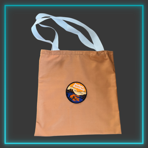 Orange - Jeshua Marshall tote bag by Kathi Marshall