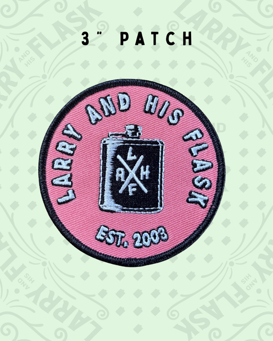 Larry And His Flask - Embroidered Patch - *New item*